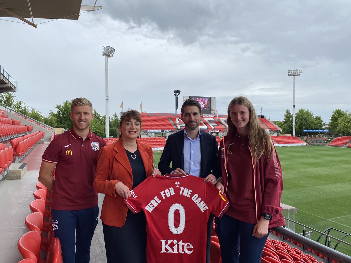 Sports betting is the fastest growing form of gambling in SA. 

That’s why we’ve launched a state-first new advertising campaign with <a href="/AdelaideUnited/">Adelaide United</a> today to tackle this rising issue. 

You’ll see it on TV, hear it on radio and on ground at AUFC games. 

#HereForTheGame