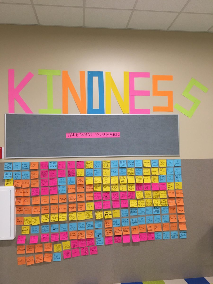 Student council created a kindness wall for students and staff engagement. Everyone's welcomed to take a positive affirmation when needed. <a href="/ChiPubSchools/">CPS - Chicago Public Schools</a> @oselcps <a href="/docswin/">Maurice R. Swinney, EdD</a> <a href="/PedroCPSCEO/">Pedro Martinez</a> <a href="/weteachkindness/">Teach Kindness</a> <a href="/IllinoisStand/">StandforChildren IL</a>