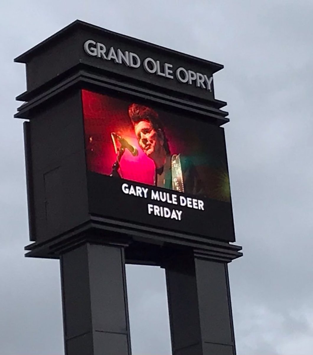 Gary Mule Deer (@garymuledeer) on Twitter photo Back on the big screen and stage tonight at 7PM Central on <a href="/opry/">Grand Ole Opry</a>. Listen live on <a href="/WSMradio/">WSM Radio - The Home of the Opry!</a> #tunein #opry #wsmradio Back on the big screen and stage tonight at 7PM Central on <a href="/opry/">Grand Ole Opry</a>. Listen live on <a href="/WSMradio/">WSM Radio - The Home of the Opry!</a> #tunein #opry #wsmradio