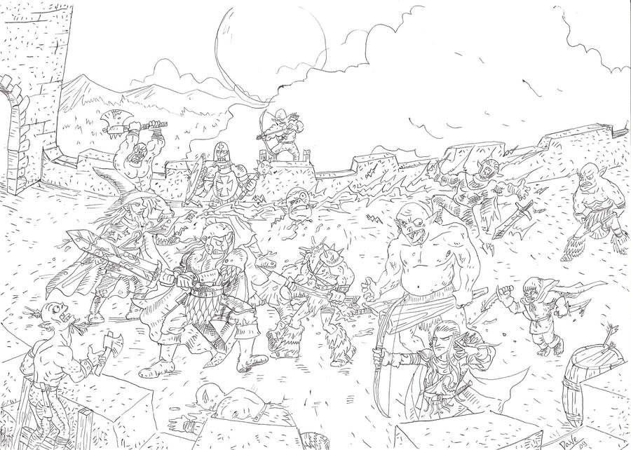 desenhos de 2009-2010
papel chamequinho e bic preta 