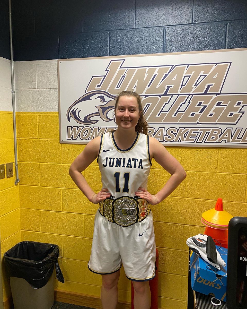 JuniataWBB's tweet photo. After a solid team win and a grind of a week here are our Week 6 award winners!
Rebounding: Grace Long (going back 2 back!)
FT %: Cassie Mock
Runner/Speed: Cassie Mock &amp; Dani Scipioni
@grace_long17 @cass_mock https://t.co/QS1bngjl5H