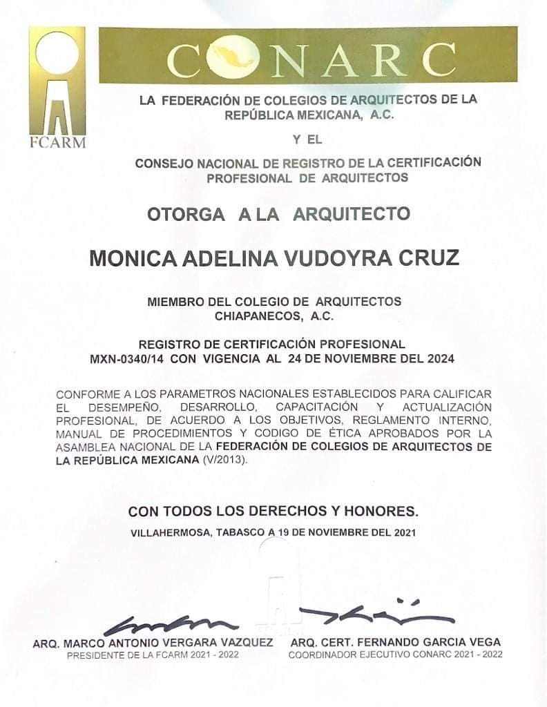 SoyCACHAC's tweet photo. La @FCARMNacional y el Consejo Nacional de Registro de la Certificación Profesional de Arquitectos #CONARC reacreditaron a los integrantes del #Cachac:
✅Arq. Cert Mónica Vudoyra Cruz
✅Arq. Cert Jorge Antonio Valdez Zúñiga
✅Arq. Cert Mario Díaz Santiago
#Enhorabuena
#SoyCACHAC https://t.co/MBQy0xjDBF