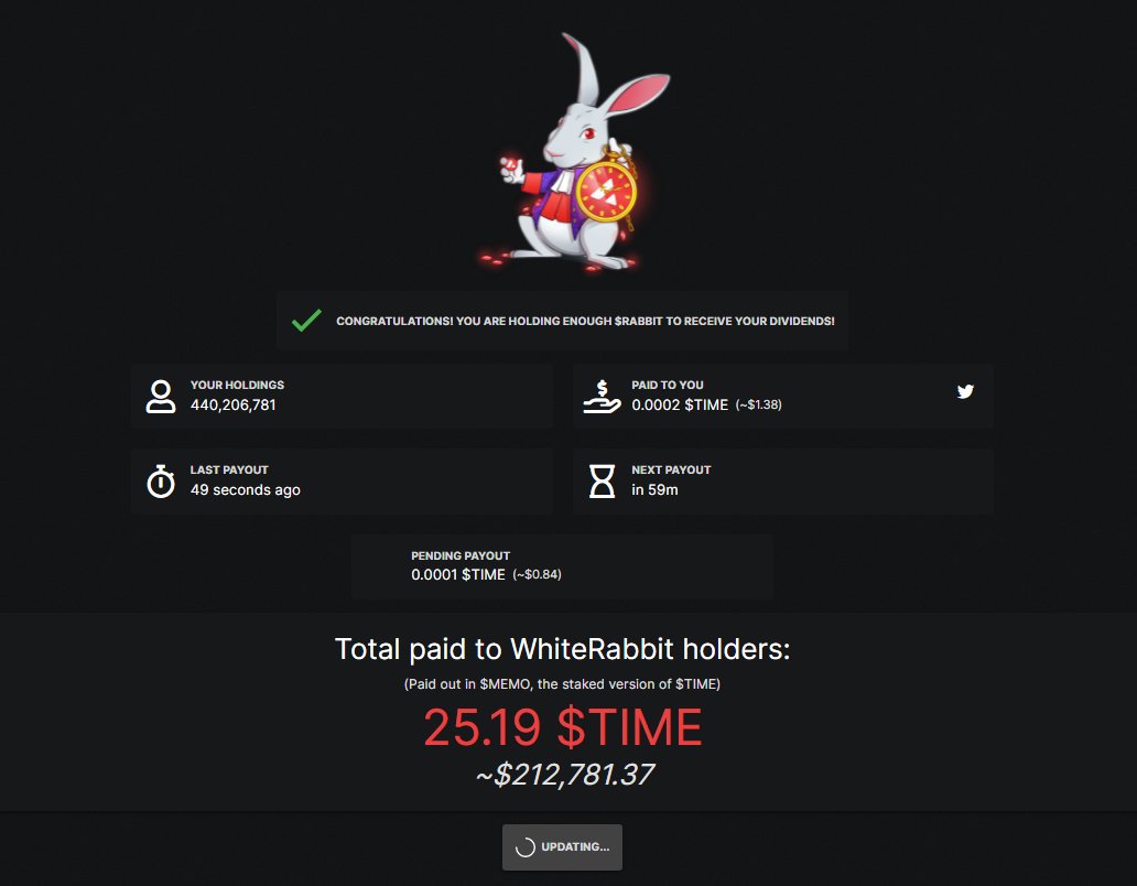 fhvcteddg's tweet photo. @whiterabbitavax $RABBIT $TIME https://t.co/FxFEgtZP0b