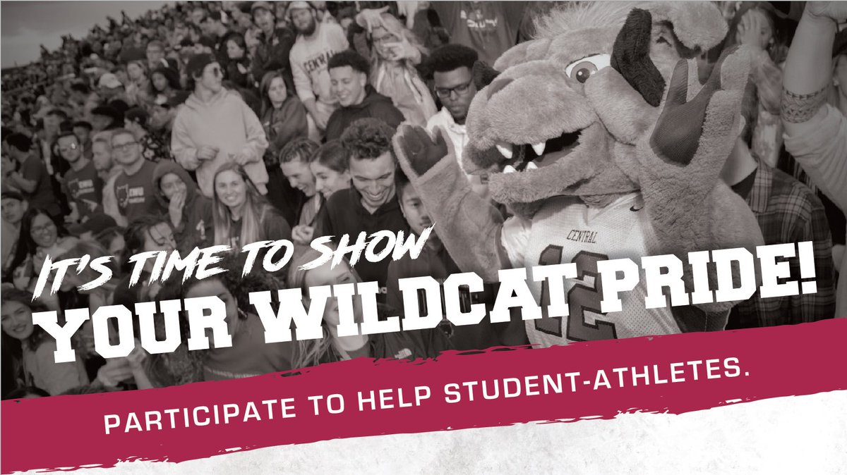 CWUAthletics's tweet photo. Where does your team stand in the Wildcat Alumni Challenge? It’s not too late to #SupportYourSport! Head over to https://t.co/JYEaVmGhWP and give back to your team today! #CWU #CWUAthletics https://t.co/kf50g2Hyx0