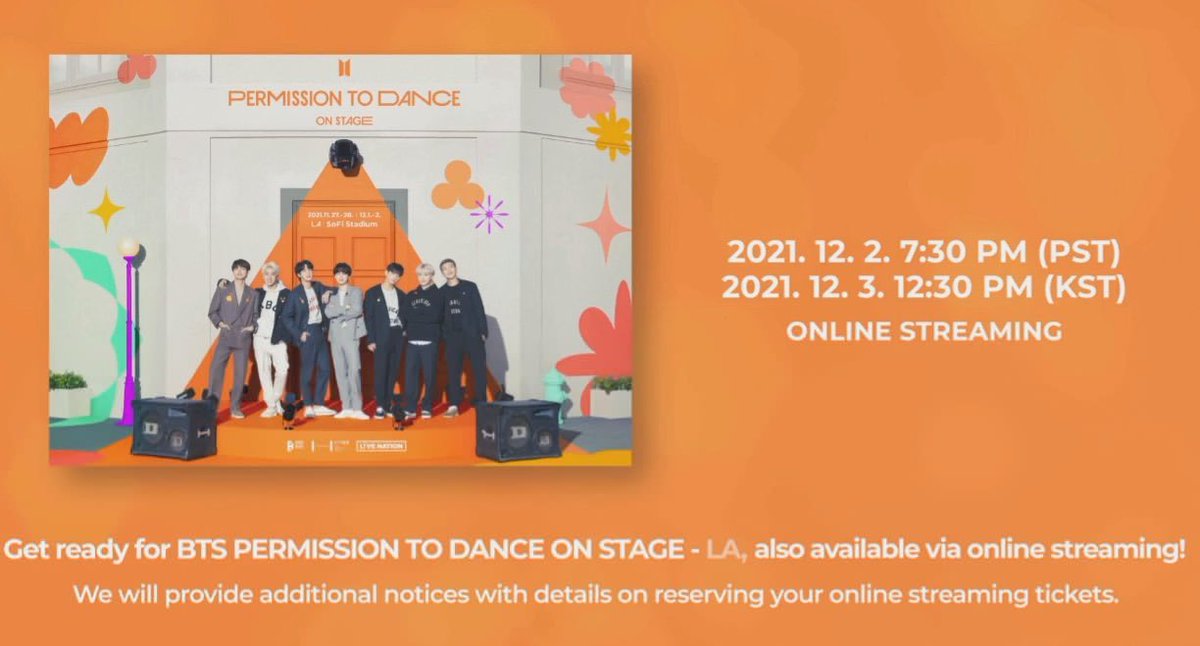 __dyayu's tweet photo. I will share the link to the BTS PTD concert in LA

My account will be private when the concert starts, so don't forget to follow this account, okay?

BTS PERMISSION TO DANCE
ON STAGE - LA (online streaming)🔥

⬇️ Join Here ⬇️
Telegram: BTS PTD IN LA LINKS
https://t.co/YMEu91XbBg https://t.co/LPl10aWHnB