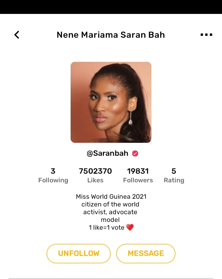 Alphasall64's tweet image. Thanks to everyone your effort is now up to 7millions and let's go for 8millions before tomorrow morning we can do it friends please let's go for our miss saran bah
