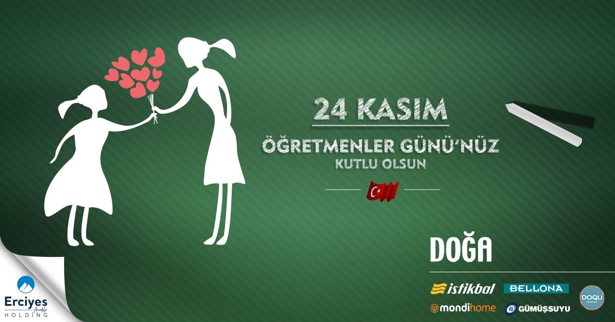 Geleceğimizi inşa eden öğretmenlerimizin öğretmenler günü kutlu olsun. 

#DogaMagazalari #ögretmenlergünü