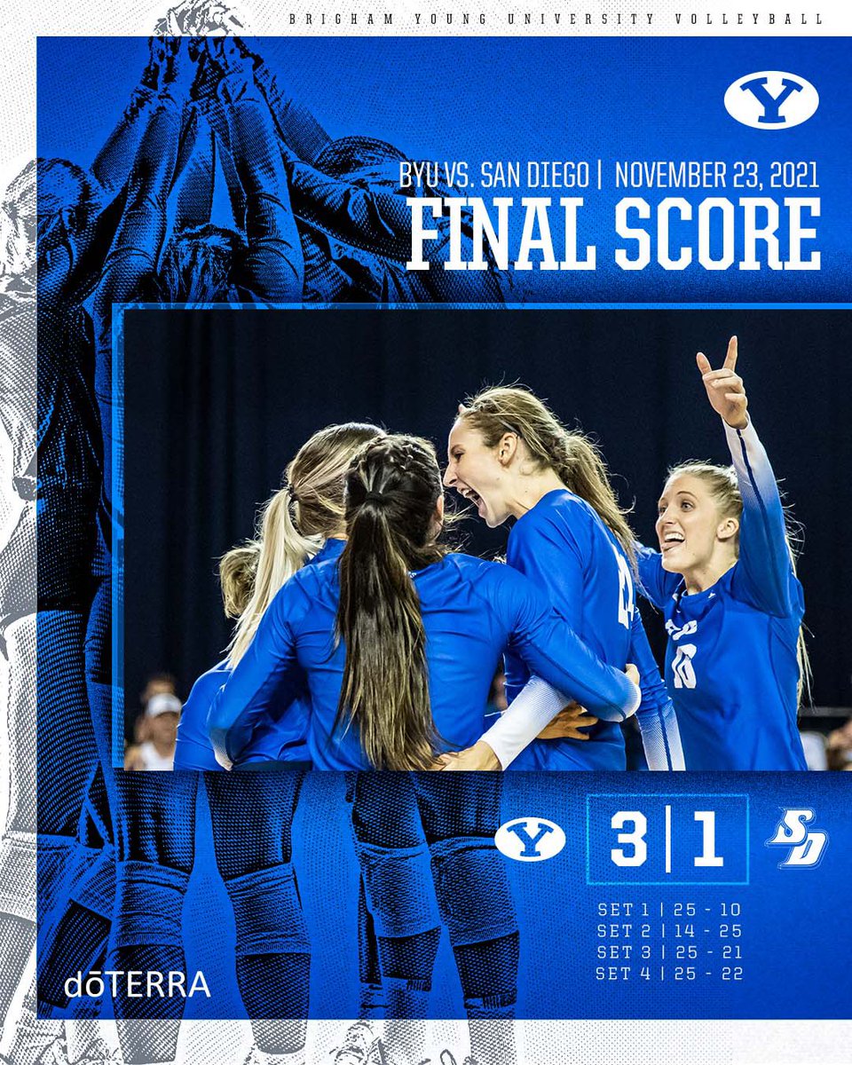 BYUwvolleyball's tweet photo. A COUGAR WIN= First undefeated WCC record since 1993! https://t.co/XTnixvkfGy