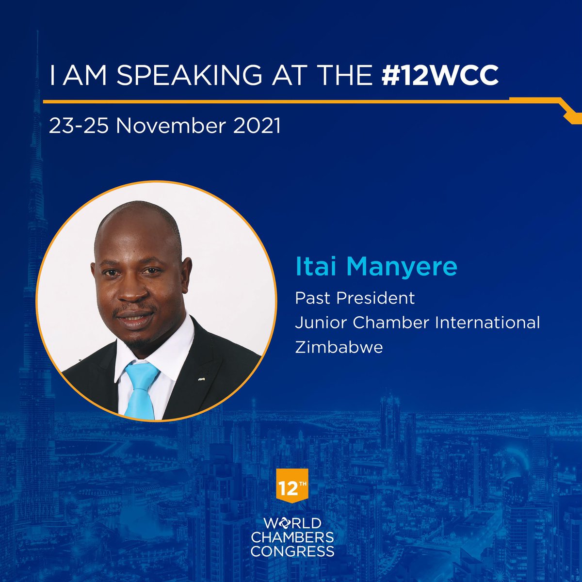 imanyere's tweet photo. Super excited to be speaking at the ICC World Chambers Congress hosted by @dubaichamber and @iccwbo  on business resilience. We will certainly RISE from these trying times. You can follow virtually for free on https://t.co/7INt3F1KSh @jcileaders #RiseWithJCI #12WCC https://t.co/OBDRGuGIjh