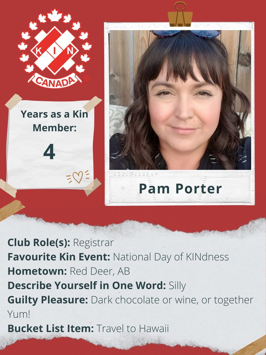 Meet another one of our smiley faces in the club, Pam Porter! 😁😊 #MeetTheKinette #RedDeerKinettes #RedDeer