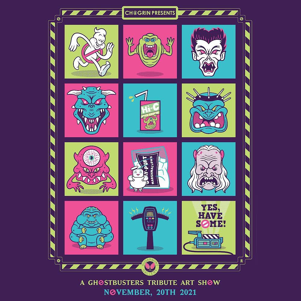 Chogrin's tweet photo. Thank-you to everyone who stopped by to check out my #yeshavesomeartshow #Ghostbusters tribute art show  at #sugarmyntgallery 

A BIG thank-you to all the amazing artists who contributed and a special thanks to @JasonReitman for stopping by! #GhostbustersAfterlife #yeshavesome https://t.co/exCYu36xLF