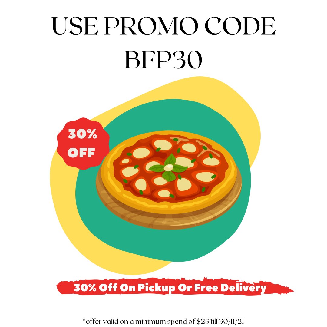 A deal like no other! 😍 Use Promo Code BFP30 to get a massive 30% off on pickup or get Free Deli
