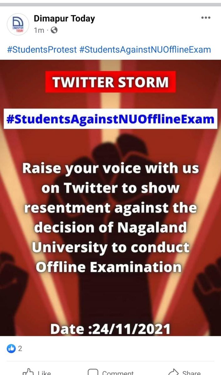 Sharmasoni10's tweet photo. We want justice!
Online exam for online classes.

@Neiphiu_Rio @AlongImna @NagalandUniv @ANCSUOFFICIAL @NagalandPage @Nagaland_Post @dimapur24×7

#NagalandUniversity 
#StudentsAgainstNUOfflineExam https://t.co/i4yd7be3WL