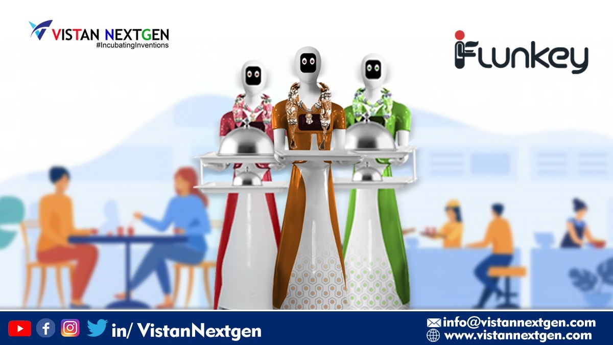 NextgenVistan's tweet image. Looking for robots for restaurants or other service sector industries? Look no more! We are here, manufacturing fully Indian-made #servicerobots for various #servicesectors and industries. #restaurantrobots #flunkey #maira #robotics #indiastartup #Robotics #AI #AUTOMATION