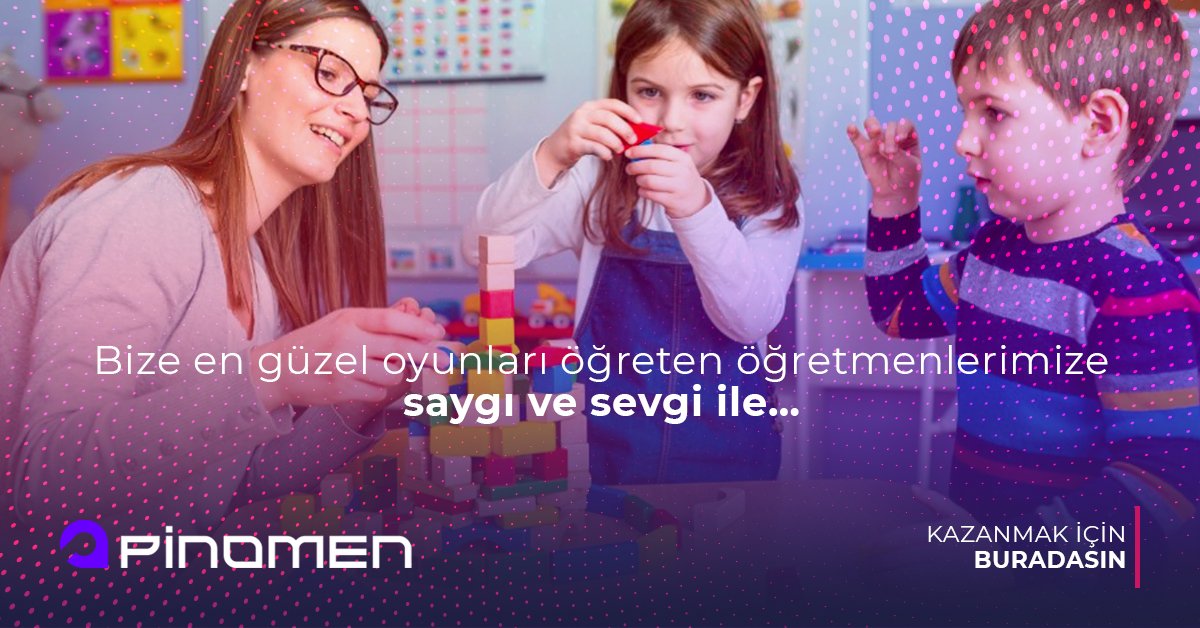 Koşullar ne olursa olsun eğitim ve öğretimimiz için büyük çaba gösteren öğretmenlerimizin 24 Kasım Öğretmenler Günü kutlu olsun!

#pinomen #öğretmenlergünü