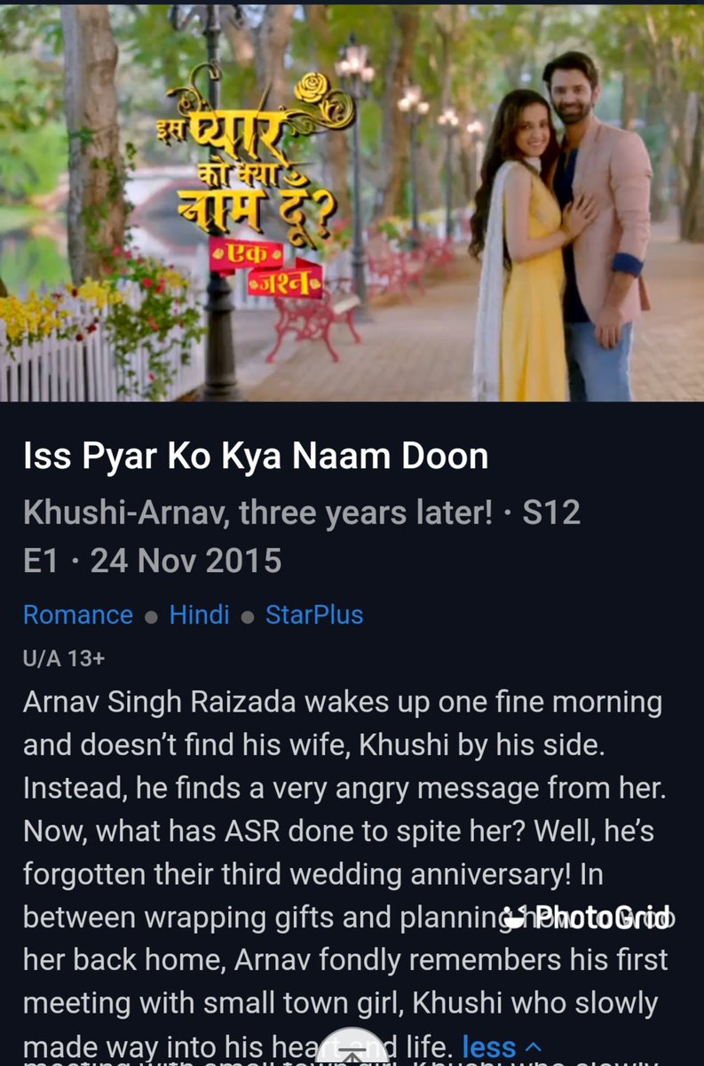 Thehappysoul25's tweet photo. Happy 6years of #IpkkndEkJashn #24November2015 #Hotstar had brought back #ArnavKhushi #ArShi in this #miniwebseries of #8episodes #IPKKNDEkJashn #IssPyaarKoKyaNaamDoonEkJashn
#6YearsOfIPKKNDEkJashn
@DisneyPlusHS @starindia
#SanayaIrani #BarunSobti #SaRun
#IPKKND #RabbaVe https://t.co/ZojdE6QWv6