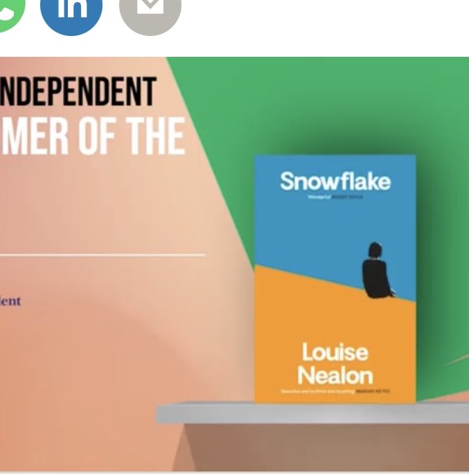 So sad to have to do Irish Book Awards remotely again! Feel sorry for the great writers who won especially newcomers like Louise Nealon. We’ll party hard next year, and have all our 2020/1 winners back!