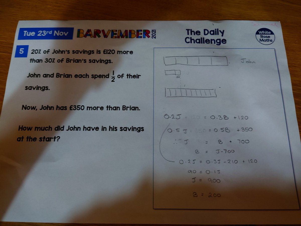 abujtor's tweet image. Still getting it done! #barvember @WhiteRoseMaths @RH7_2017 @rh7prepmaths @RH7_2015