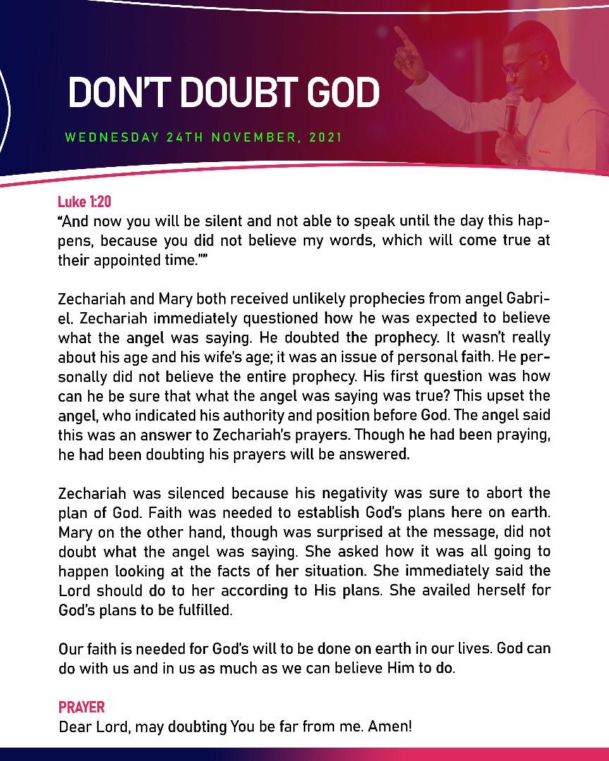 RandyImpact's tweet photo. God can do with us and in us as much as we can believe Him to do.
#DailyDevotional
#Dailyword
#NeverdoubtGod
#Burningvision https://t.co/RUmuyH00k6