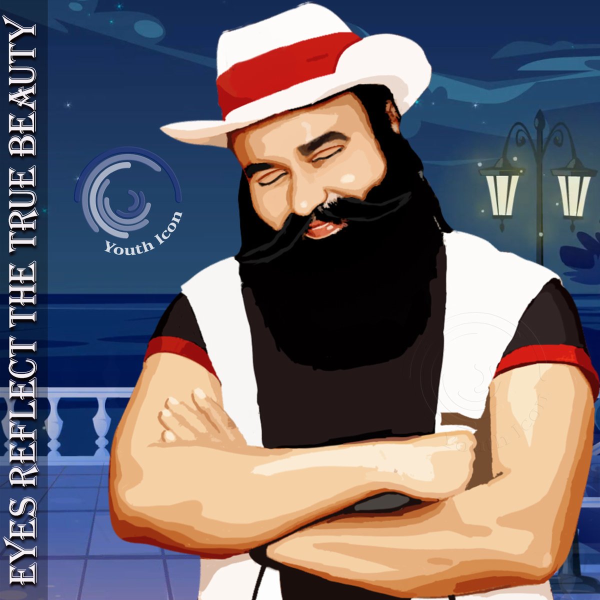 YouthIcon_7's tweet photo. Eyes reflects the True Beauty. @Gurmeetramrahim 
 #SaintDrMSG #msg #derasachasauda https://t.co/tckLrFd0Tj