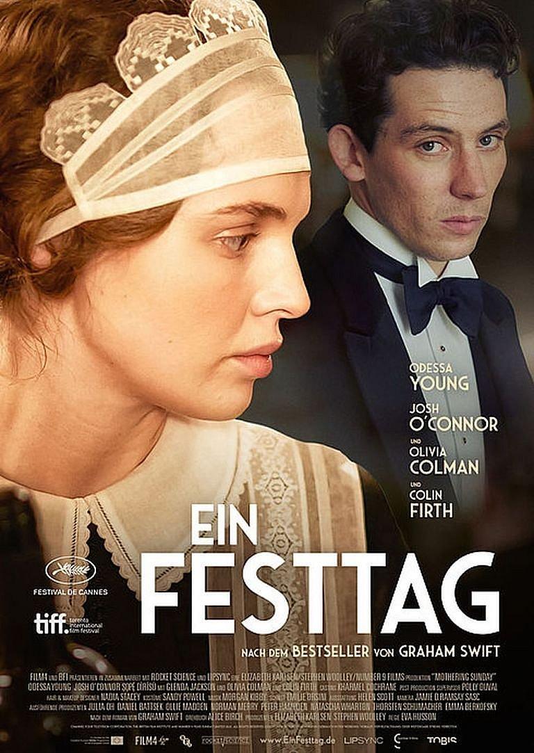 Josh O'Connor and Odessa Young in a new poster for Mothering Sunday.