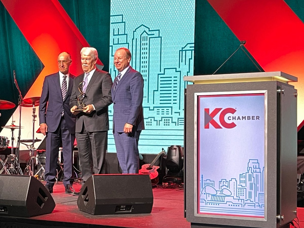 kcchamber's tweet photo. Congratulations to John Sherman, our 2021 Kansas Citian of the Year! #kc4all https://t.co/2L8PNtTFBW