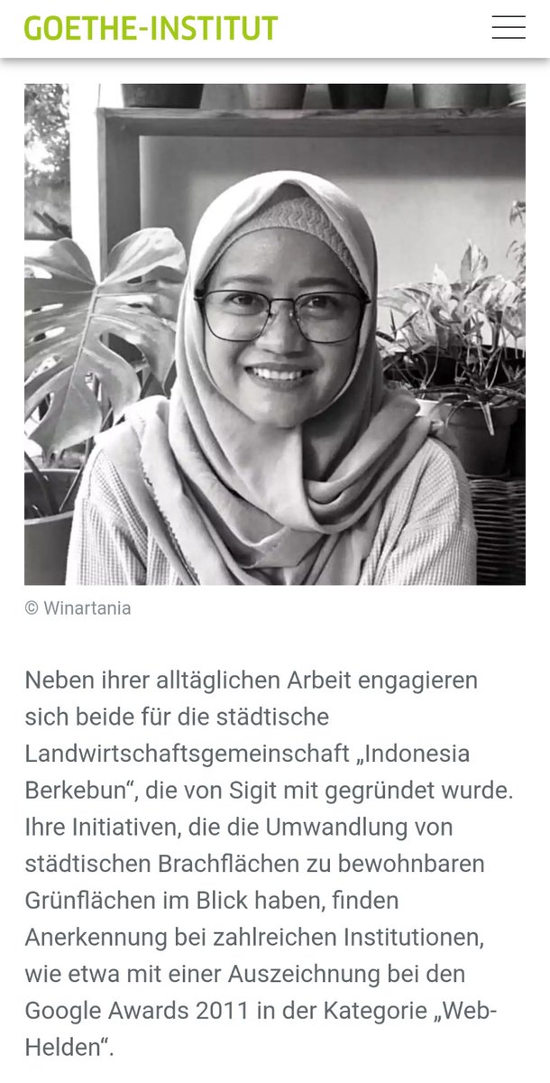 Goethe Institut:
URBAN GARDENING: Does gardening really work in cities?

24.11.2021
17:00 WIB

bersama Co-Inisiator Indonesia Berkebun, <a href="/SIG_architect/">sigit.kusumawijaya | architect & urbandesigner</a> &amp; penggiat <a href="/IDberkebun/">Indonesia Berkebun</a>, <a href="/winartania/">Winartania Massie</a> 

Daftar di bit.ly/registgarden  

#goetheisstscharf #urbangardening #goetheinstitut