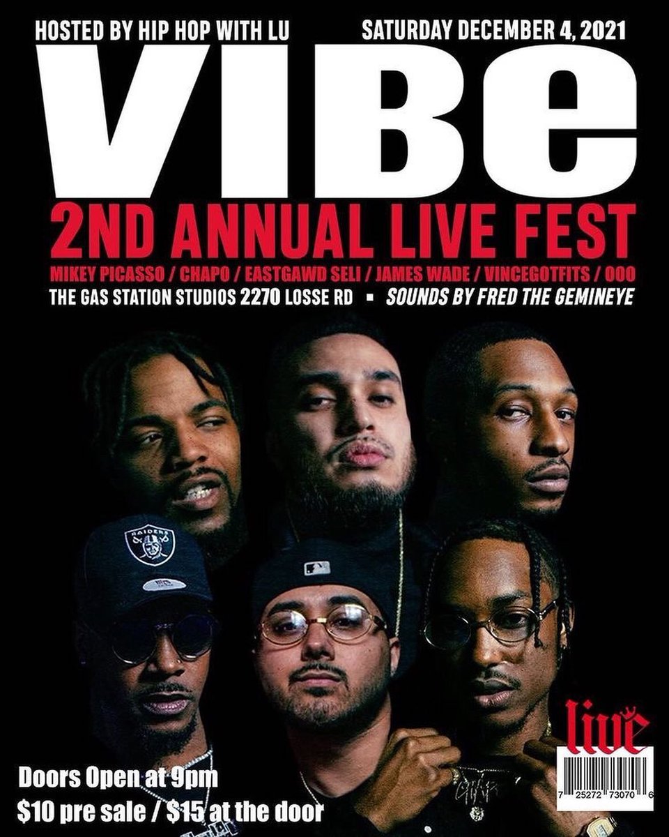 MikeyPicasso's tweet photo. December 4th • Pull up! On board to sell out &amp; will have to close doors once we reach max capacity to keep everyone safe. Presale available to lock in 🤞🏼 #LiVeFest2021 👑
https://t.co/yie1m2JO6W https://t.co/ieHQuz8v3g