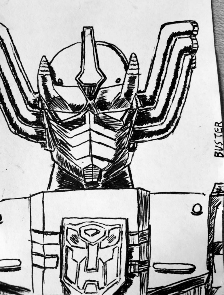 BobBuster3's tweet photo. #OptimusPrime #Supermode #Transformers #TransformersArmada #GaryChalk #PenDrawing https://t.co/o0dzmOrnRv
