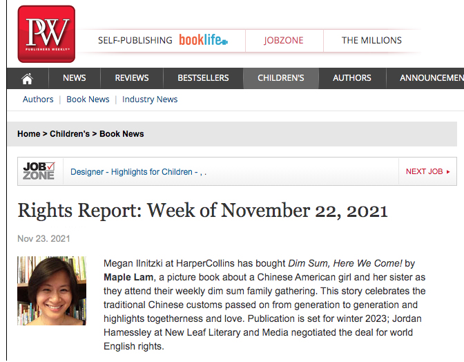 Maple Lam (@maplelam) on Twitter photo So excited to work with <a href="/megilnit/">Megan Ilnitzki</a>, <a href="/RachelZDesigns/">Rachel Z</a>, the team at <a href="/HarperChildrens/">HarperKids</a>, & my agent <a href="/thejordache/">Jordan Hamessley</a> at <a href="/NewLeafLiterary/">New Leaf Literary</a> on DIM SUM, HERE WE COME! (Winter 2023) ❤️ Yay!!! So excited to work with <a href="/megilnit/">Megan Ilnitzki</a>, <a href="/RachelZDesigns/">Rachel Z</a>, the team at <a href="/HarperChildrens/">HarperKids</a>, & my agent <a href="/thejordache/">Jordan Hamessley</a> at <a href="/NewLeafLiterary/">New Leaf Literary</a> on DIM SUM, HERE WE COME! (Winter 2023) ❤️ Yay!!!