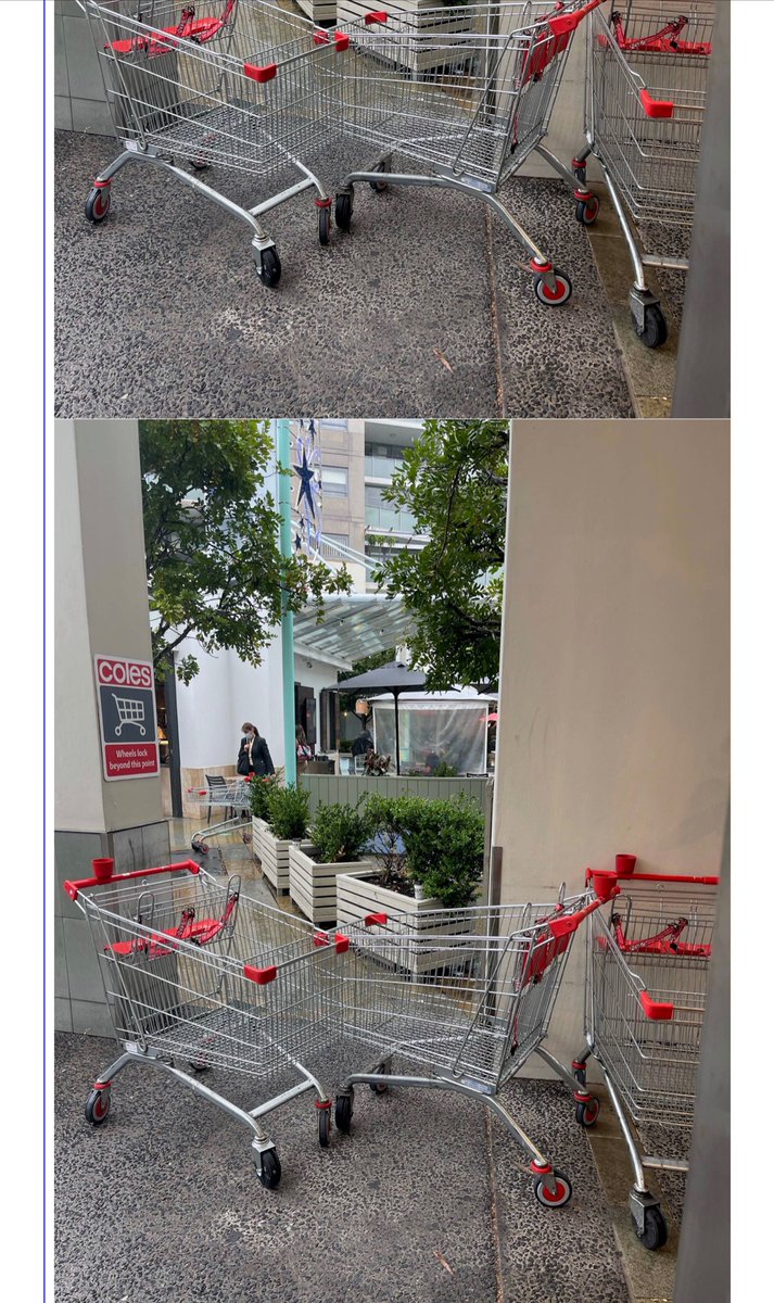 WandaLusta's tweet photo. Hi @kymtje emailed you today Q:Why does an overseas supermarket firm ALDI care more about the environment in @Australia than an Australian @Coles ?

Cole’s let’s it trollies get dumped everywhere daily while Aldi has a simple effective key solution. 

https://t.co/Hs2xuQMJbw https://t.co/HjLZu0hPEe
