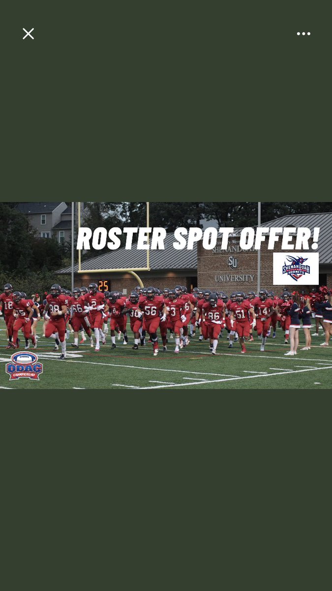 Excited to receive my 2nd offer from <a href="/SUhornetsFB/">Shenandoah Football</a>.🗣Words can’t explain. <a href="/56ways/">KalvinOliver</a>
