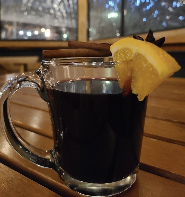 ObecBrewing's tweet photo. It’s gettin’ chilly out there, so we’ve got hot Mulled Wine back on the menu to help warm you up for the season!

#mulledwine #itsgoodtohaveoptions #optionsaregood https://t.co/NiYXcB4Q4B