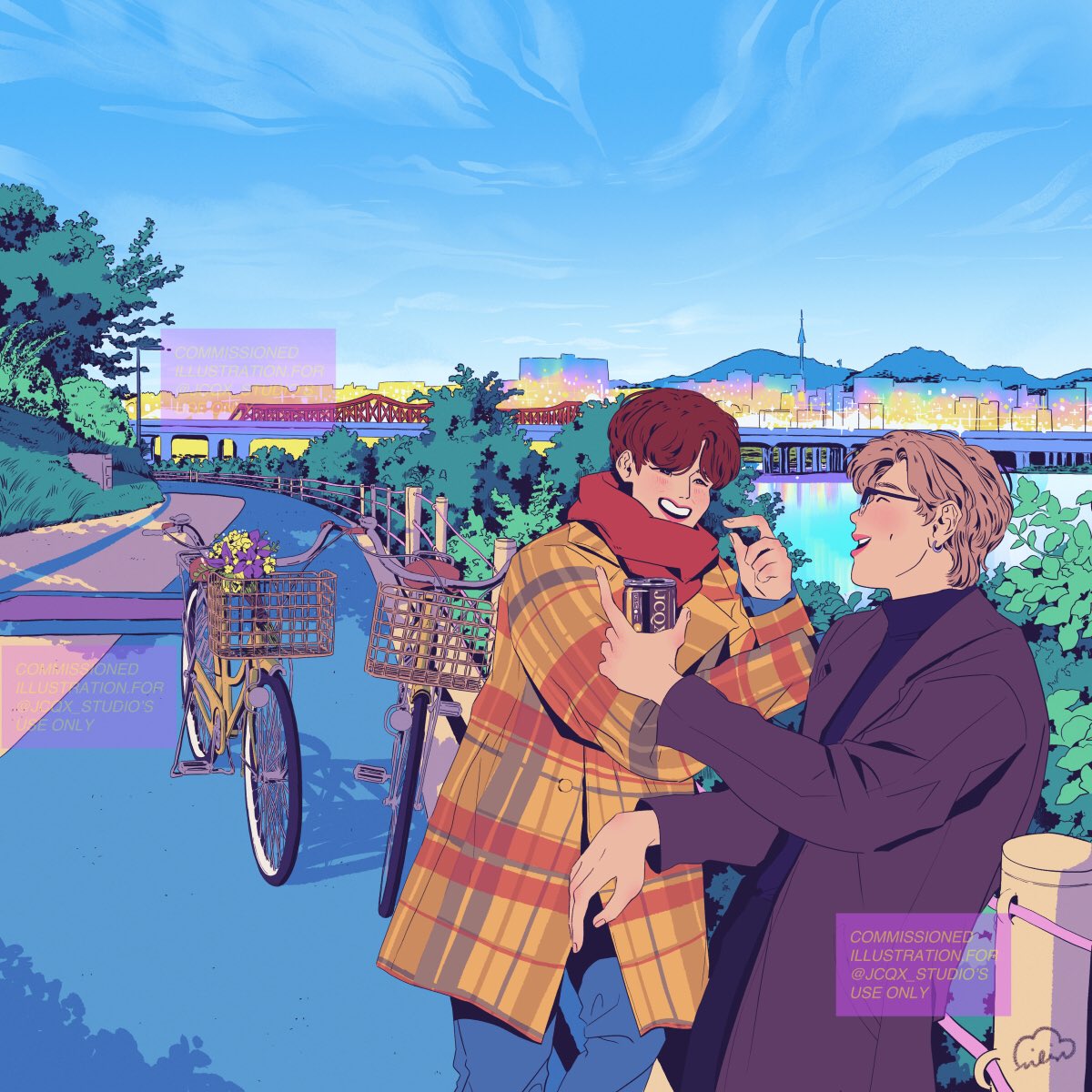 「Just finished this cute little #namseok 」|ulsi⁷ Shopee Open ⛅️💜🔕のイラスト