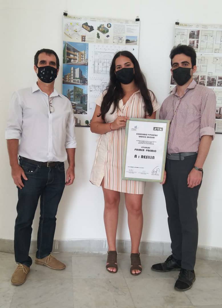 Felicitaciones para los estudiantes Carol González y Adam Cabrera, de la Facultad <a href="/ArqCujae/">ArqCujae</a> que, bajo la tutoría del profesor Abel Tablada, obtuvieron el 1er Premio del Concurso de Vivienda de la UNAICC.
<a href="/AlmaCujae/">Alma Cujae</a> <a href="/joisecazanave/">joisecazanave</a> <a href="/jrg_pna/">JorPeDíaz</a> <a href="/DanhizDP/">Danhiz Díaz Pereira</a> <a href="/susana_pupo/">Susana Cordovés Pupo</a> <a href="/AndresCarvaE/">Andres Carvajal</a>