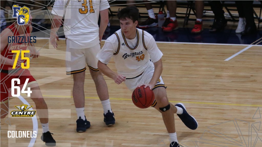 MBB | #TeamGriz wins! Ty Wright goes off for a career-high 25 points and Matt Krause records a 16-point, 13-rebound double-double as <a href="/FCGrizHoops/">Franklin College MBB</a> takes down Centre on Tuesday night.