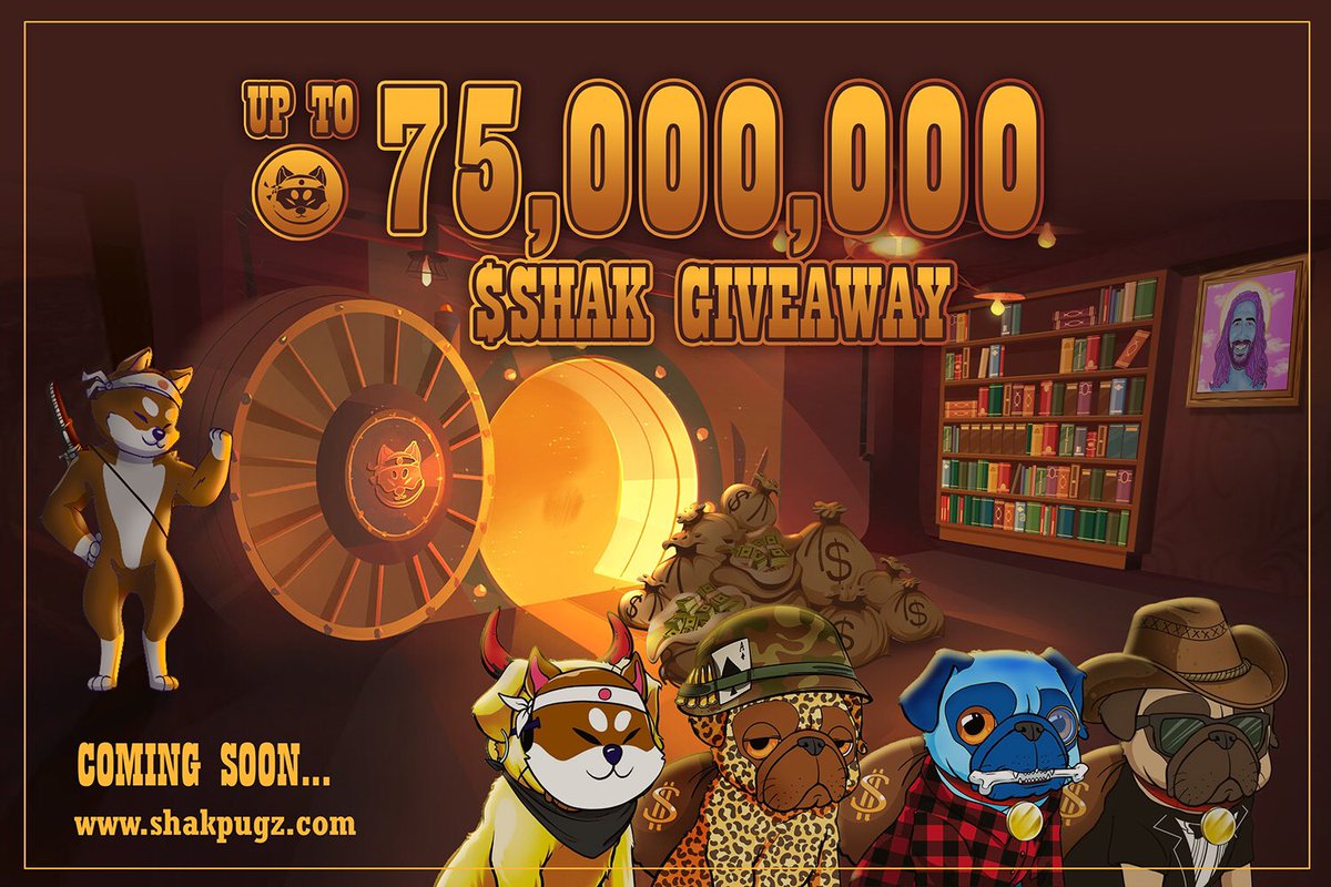 ShakitaInu's tweet image. The best dog coin on the planet is about to bring you the best 10K NFT collection you have ever seen 💰

This was not thrown together. Worked long and hard on this 💙

#SHAK #PUGZ #NFT #NFTs #BSC