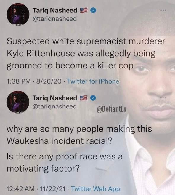Ghost97760205's tweet photo. @tariqnasheed dumbass racist. https://t.co/VN1MPHqjfD