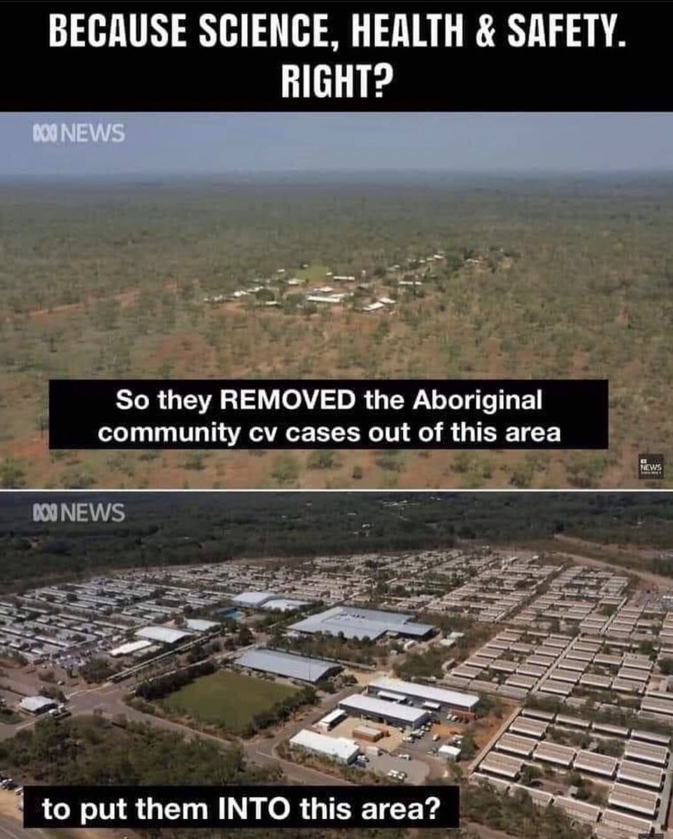 🚩🚩🚩🚩🚩

Remember when taking Aboriginal people from their lands &amp; moving them at the demand of our government was something we all had to apologise for? I remember. 
ONE HUGE RED FLAG. 
They said these were originally for international arrivals. 

 🆘