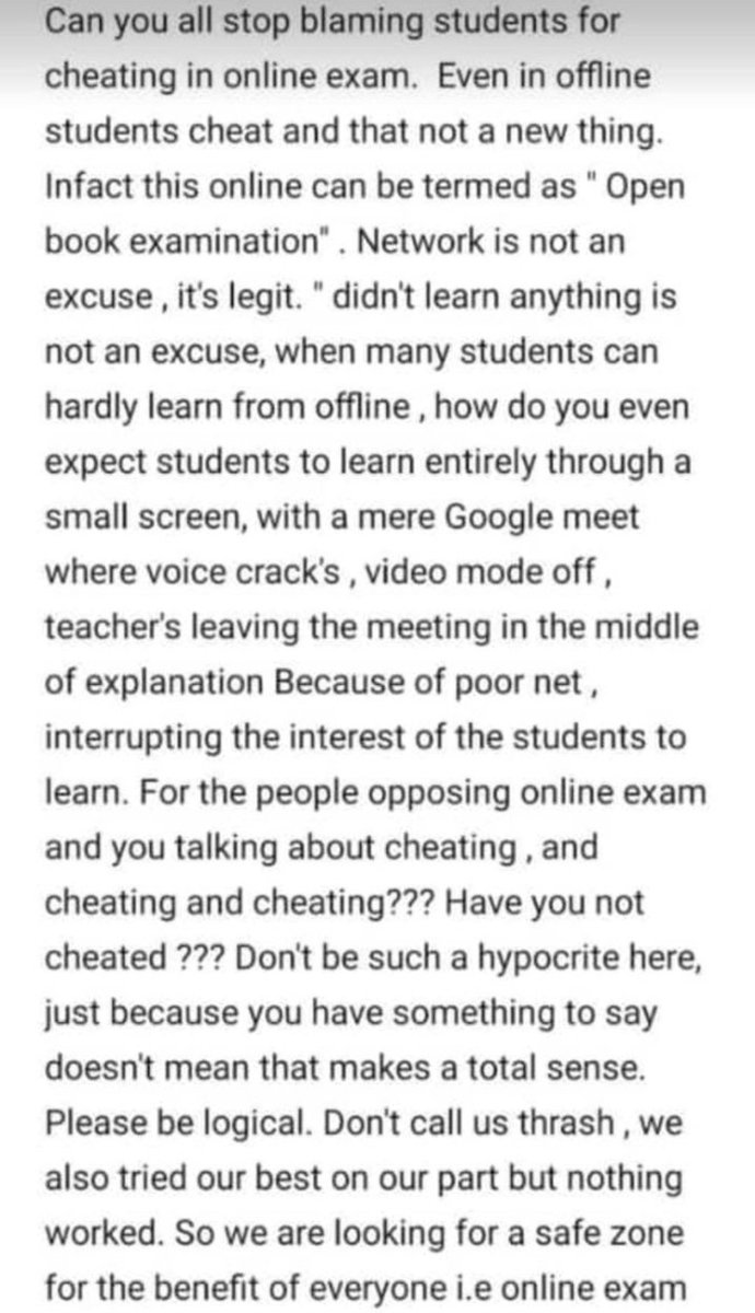 Saziibts1's tweet photo. What is been taught in screen must be end in screen

#NagalandUniversity
#StudentsAgainstNUOfflineExam

@Neiphiu_Rio @AlongImna @NagalandUniv @ANCSUOFFICIAL @NSUINagaland @NagalandPage @Nagaland_Post https://t.co/FSxL6tJg8t