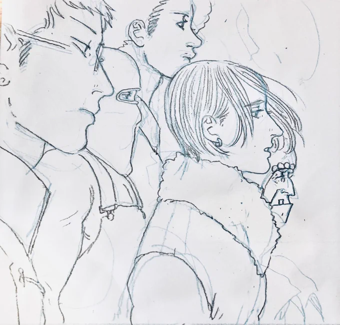 去年の11月はまるまる同人誌の下書きしてて一枚も一枚絵を描いてない😭
 #みなさん去年の今頃はどんな絵描いてましたか 