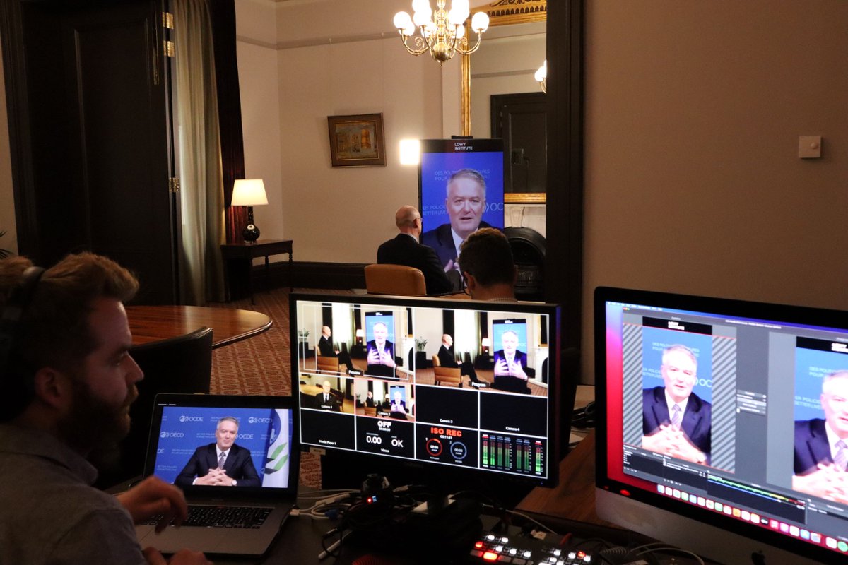 Getting ready for the 2021 Owen Harries Lecture broadcast at 5pm AEDT with @OECD Secretary-General @MathiasCormann. Register here to join us: lowyinstitute-org.zoom.us/webinar/regist…
