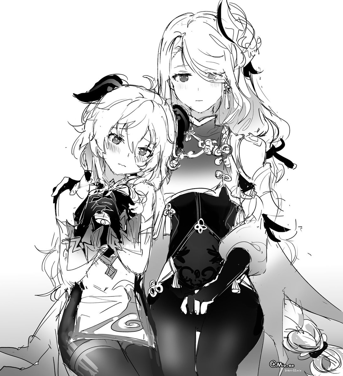 贴贴

#GenshinImpact #Ganyu #Shenhe #原神 #甘雨 #申鶴