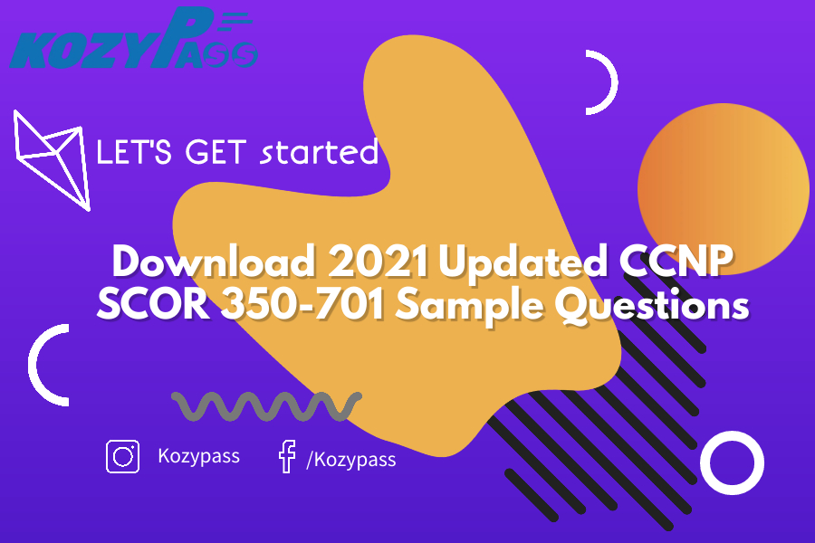 Jad30375721's tweet photo. Kozypass offers a free CCNP 350-701 exam demo. Come and check yourself!

↘️↘️↘️
https://t.co/8Gx73tw6AF

💥💥💥
Exam Dumps ‖ up to 50% off ‖ 2021 black Friday sales
https://t.co/Tg0QRFLdWb

🔗🔗🔗
website: https://t.co/vU2tv9x24S

#Cisco_SCOR_Practice_Test #Cisco_SCOR_Questions https://t.co/vYmggV6owY
