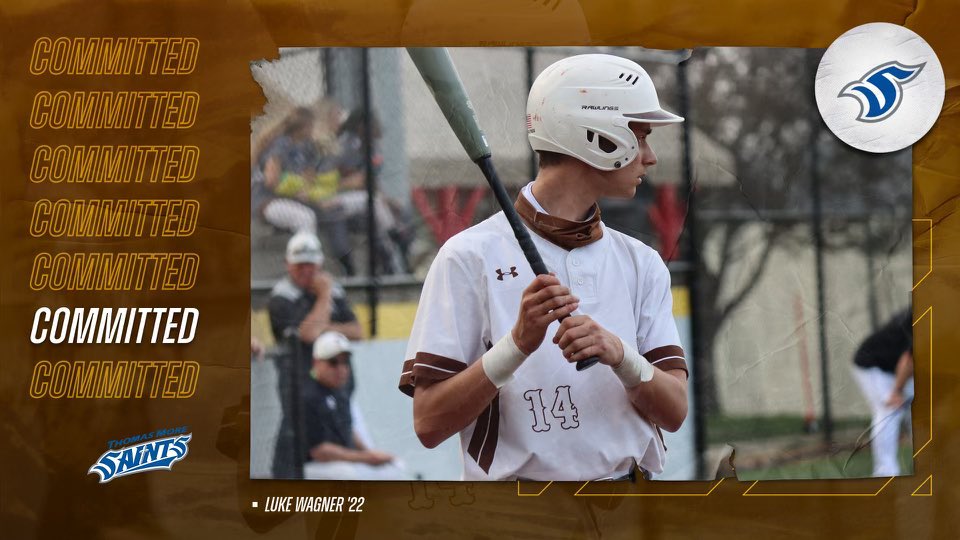 RBHS_Baseball's tweet photo. Congrats Luke Wagner ‘22 on his commitment to Thomas Moore! The Saints are getting a stud! https://t.co/IHkb6MVbA4