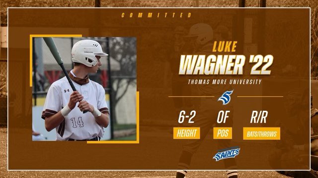 RBHS_Baseball's tweet photo. Congrats Luke Wagner ‘22 on his commitment to Thomas Moore! The Saints are getting a stud! https://t.co/IHkb6MVbA4