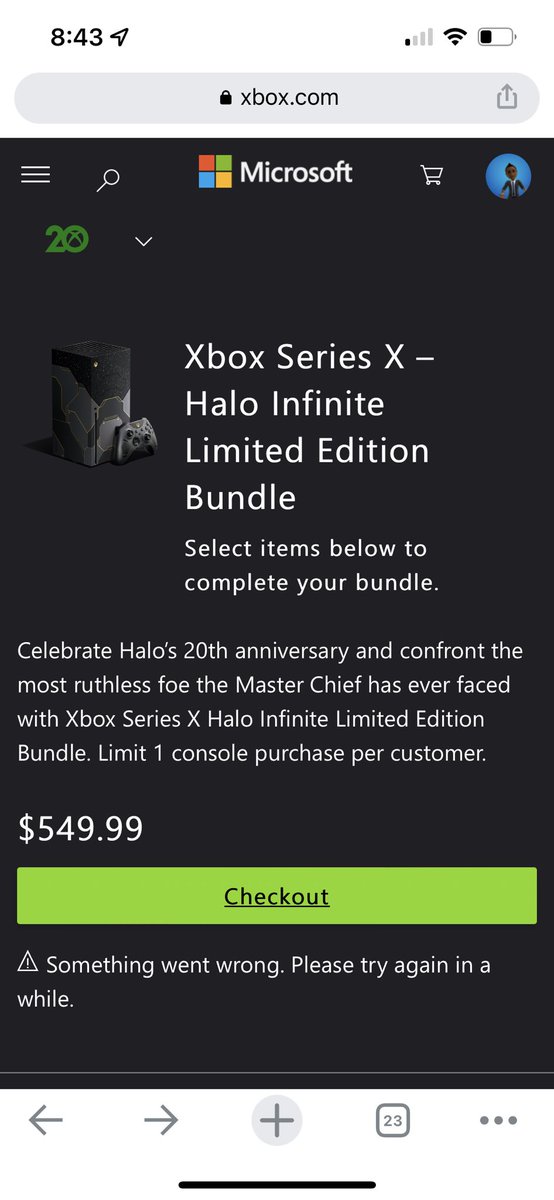 mrstef's tweet photo. @MicrosoftStore this really is getting out of hand. Checking my phone and computer constantly having no idea when new items will be released and having the website constantly fail is really disappointing. https://t.co/kUEMwOL3vM
