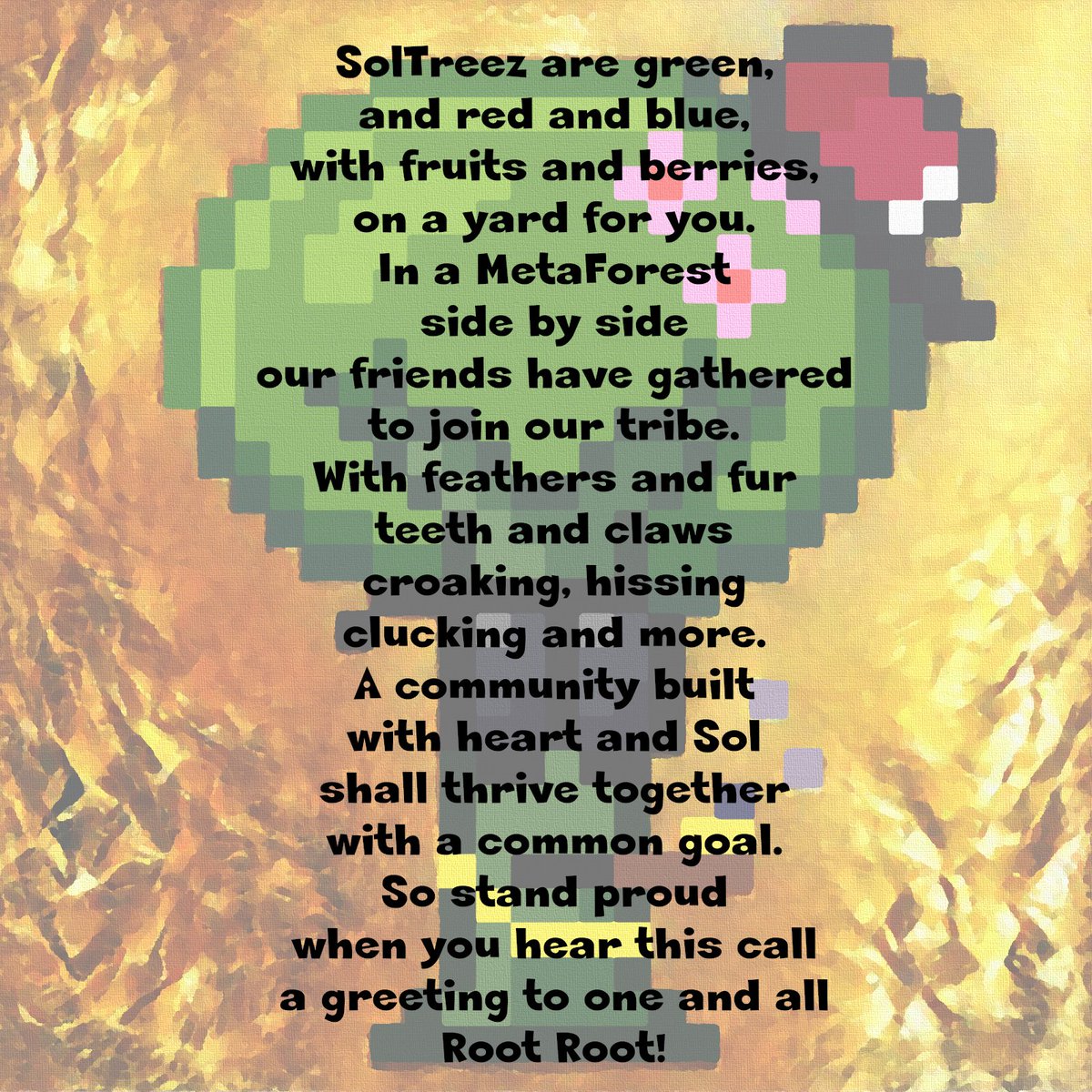 pokemondundee's tweet photo. @SolTreez #RootRoot! #Metaforest #Solana #NFTcommunity https://t.co/cMgLvYTNoA