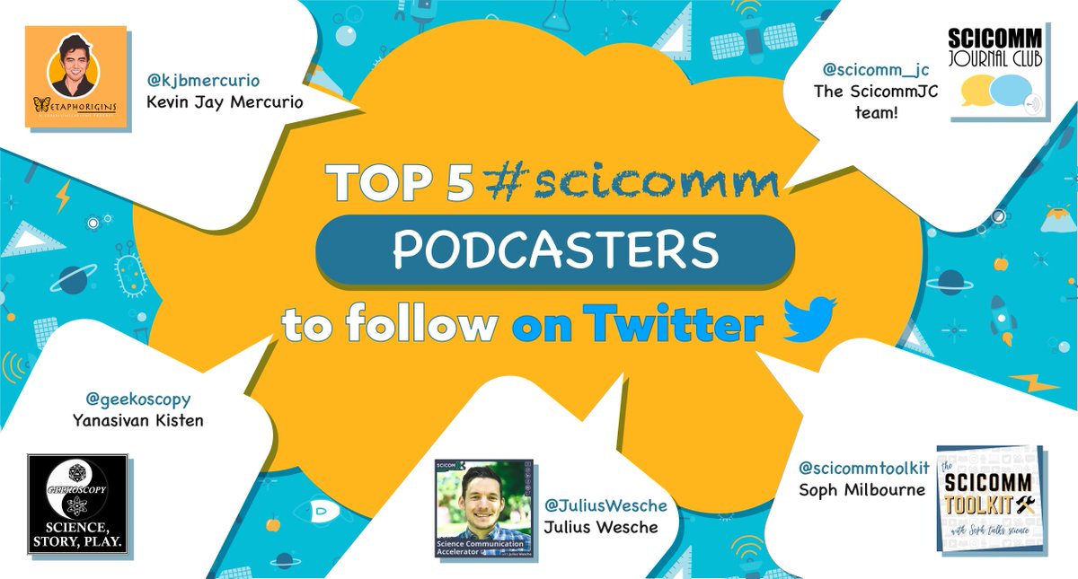 Animate_Science's tweet image. ⭐️ NEW BLOG ⭐️
These #science #communicators are the best at what they do! 🏆 So listen to their #podcasts to get their take on what #scicomm means to them 🎙🤗

Check out our list of their best episodes ➡️ buff.ly/3r2Fraw
#AcademicTwitter #PhDChat