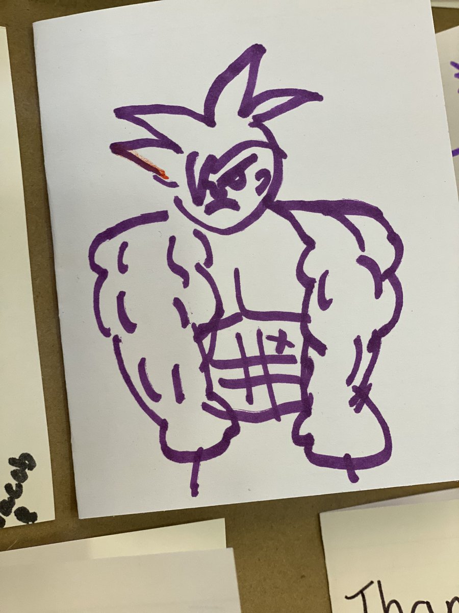 TY so much to @goss_ms &amp; students. Such kind words &amp; great artwork. You are so thoughtful &amp; kind. We appreciate all of you too!!